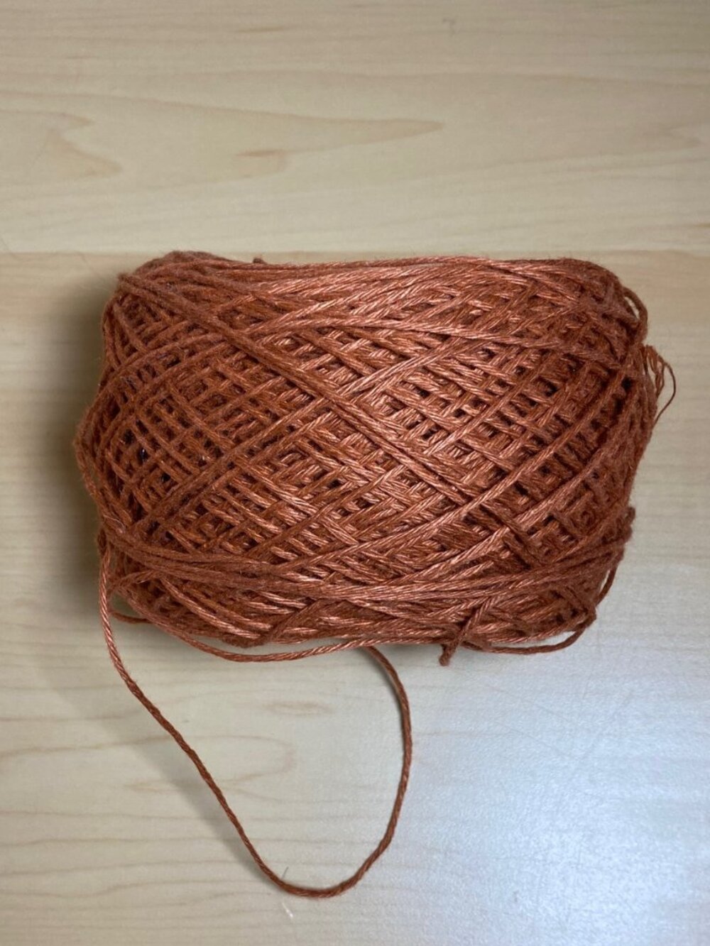 Purl Soho Blackbird Linen Yarn | 1 Cake | Warm Copper